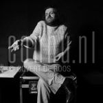 10-01-1979 Joe Cocker in Amsterdam, The Netherlands. January 10, 1979.

[keywords]Posed, Black & White Image, Flightcase[/keywords]